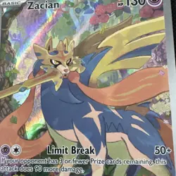 2025 Pokemon Phantasmal Flames Zacian Illustration Rare #100/094 - Image 3