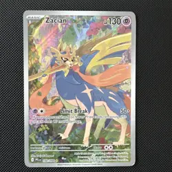 2025 Pokemon Phantasmal Flames Zacian Illustration Rare #100/094 - Image 5
