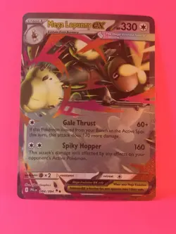 Pokemon TCG Mega Lopunny EX Double Rare Full Art Holo 084/094 Phantasmal Flames - Image 1