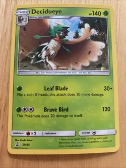 Decidueye SM55 (NM) - Sun & Moon Black Star Promo - Pokemon TCG - Image 1