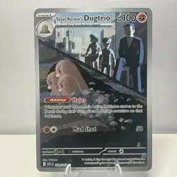 Team Rocket's Dugtrio 239/217 Pokemon TCG Ascended Heroes Illustration Rare - Image 1
