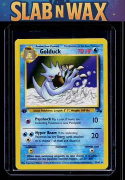 Pokemon tcg Fossil Golduck #35/62 - Image 1