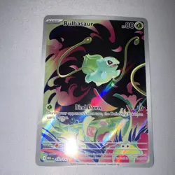 Pokemon Bulbasaur 133/132 Me01: Mega Evolution Illustration Rare Holo 80 HP - Image 1