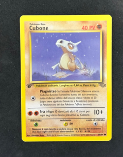 1999-2000 POKEMON JUNGLE ITALIAN 1ST EDITION 50/64 CUBONE - LP - Image 1