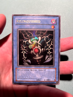 Relinquished x2: SDP-001 - Lightly Played - Vintage - Ultra Rare - YuGiOh - Image 1