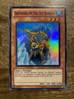Yu-Gi-Oh! Defender of the Ice Barrier HA04-EN022 - Super Rare - Near Mint! - Image 1
