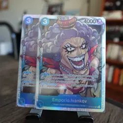 Emporio.Ivankov x2 • ST12-010 SR Starter Deck 12 Holo Foil One Piece TCG NM - Image 1