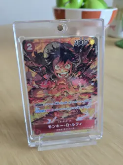 Monkey D Luffy OP01-024 SR (Parallel) ROMANCE DAWN ONE PIECE Card Game Japanese - Image 1
