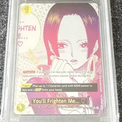 One Piece OP14-EB04 - You’ll Frighten Me - Alt Art - #118 - PSA 10 - Image 3