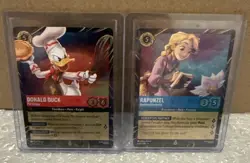 Disney Lorcana Magical Places Epcot 2026 Rapunzel & Donald Duck Promo Set Of 2 - Image 1