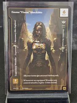 Wonders of The First *VERY RARE* Emma "Fixem" Shockbite 238 Mythic Existence - Image 1