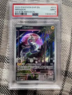Pokemon TCG Miraidon SVP Black Star Promos Holo Card SVP013 - Image 1