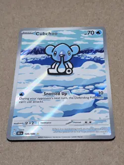 Cubchoo 109/086 Illustration Rare Black Bolt Pokemon English NM - Image 1