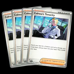 4x Colress's Tenacity 057/064 Shrouded Fable Playset Near Mint Pokemon TCG - Image 1