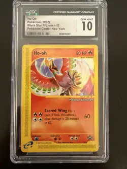 Ho-Oh #52 Pokemon Center NY Promo CGC 10 - Image 1