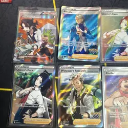Pokemon Full Art Trainer Lot TCG Rainbow - Image 2