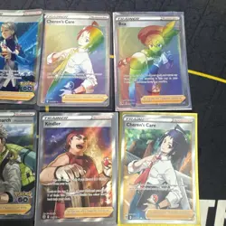 Pokemon Full Art Trainer Lot TCG Rainbow - Image 3