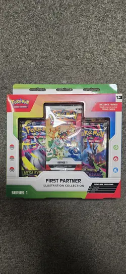 Pokemon TCG First Partner Illustration Collection Box Series 1 New & Sealed - Image 1