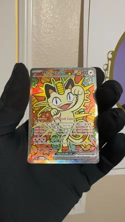 Meowth ex 121/088 ENGLISH Special Illustration Rare - Perfect Order SIR Pokemon - Image 3