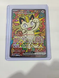 Pokemon Meowth ex 121/088 ENGLISH SIR Special Illustration Rare Perfect Order - Image 1