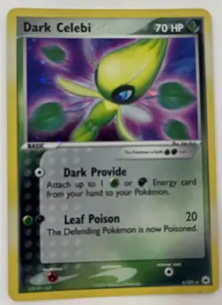 Pokemon Dark Celebi - 4/101 - Holo Rare - Ex Hidden Legends LP - Image 1