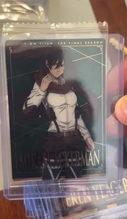 2015 Weiss Schwarz Resisting Fate Levi JVA Gold Signature.Free FigpinFree Cards - Image 2