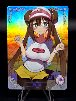 Rosa NS-11SR-22 SR Goddess Story Anime Waifu Doujin Card TCG Holo MINT - Image 1