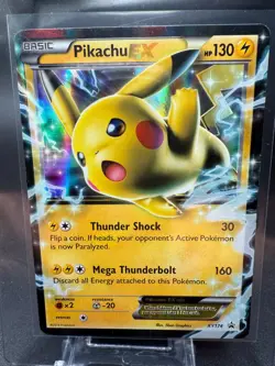 Pokemon Card - Pikachu EX XY174 Promo Holo - Image 1