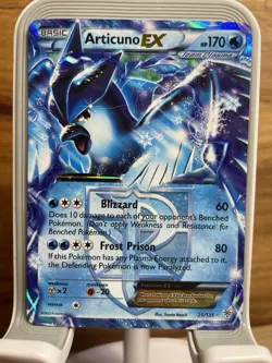 Pokemon TCG Articuno EX Ultra Rare Holo Card Plasma Storm 25/135 LP - Image 1