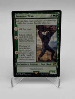 Magic The Gathering Trading Card MTG Final Fantasy Summon Titan FIN 0204 - Image 1