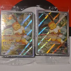 Pokemon Holo Card Lot 2xcards Eevee SVP Black Star Promo SVP173 - Image 1