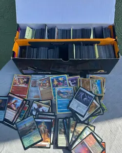 7 Pounds Of Unsearched Magic The Gathering Cards & Pokemon Holos MTG - Read - Image 1