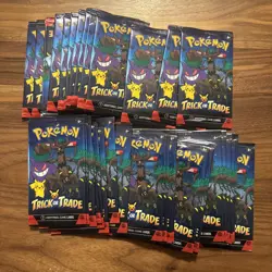 35 x Halloween Pokemon TCG: 2024 Trick or Trade Card Packs Booster Bundle - Image 1