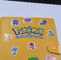 Vintage 1999 Pokemon Yellow Binder TCG Album Snap 30 Page Card Holder EMPTY - Image 3