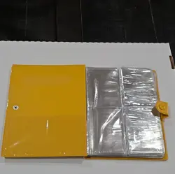 Vintage 1999 Pokemon Yellow Binder TCG Album Snap 30 Page Card Holder EMPTY - Image 4