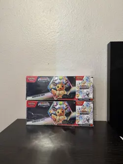 Pokemon Prismatic Evolutions Booster Boxes Lot of 2 Eevee Trading Card Game - Image 1