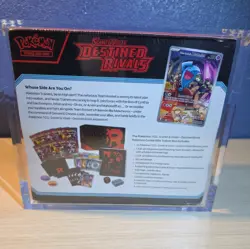 Pokemon Destined Rivals Pokemon Center ETB with Acrilic Case(dented) - Image 2