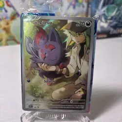 N's Zorua Promo Card w/ Dividers #189 Journey Together Pokemon SEALED - Image 2