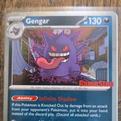 Pokemon Gengar Promo GameStop Stage 2 Card 130 HP 0094 - Pokemon TCG - Image 1