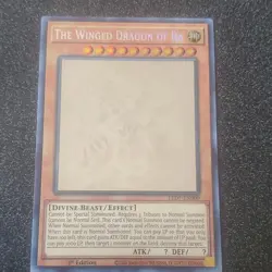 Konami The Winged Dragon of Ra LED7-EN000 Ghost Rare 1st Ed Holo Effect Card - Image 2