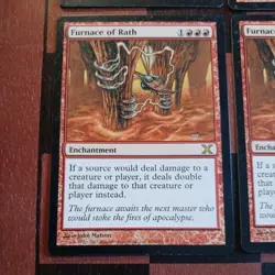 Mtg x4 Furnace of Rath x4 LP 10th Edition Magic The Gathering Cards Playset - Image 2