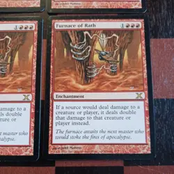 Mtg x4 Furnace of Rath x4 LP 10th Edition Magic The Gathering Cards Playset - Image 3