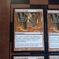 Mtg x4 Furnace of Rath x4 LP 10th Edition Magic The Gathering Cards Playset - Image 5