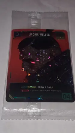 Cyberpunk TCG Jackie Welles Sealed Promo Card - Image 2