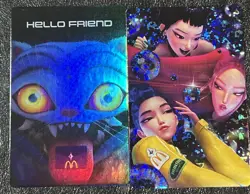 McDonald’s K-pop Demon Hunters Rumi Zoey Mira Card W11 - Image 1