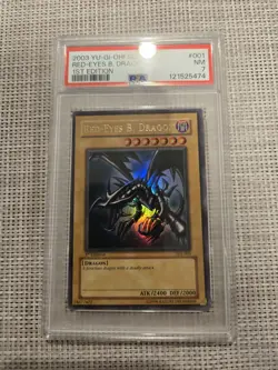 Konami Red-Eyes B. Dragon 1st Edition Holo SDJ-001 Starter Deck Joey - Image 1