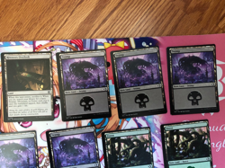 Magic the Gathering Lorwyn Eclipsed Miscut Land Lot - Image 3