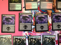 Magic the Gathering Lorwyn Eclipsed Miscut Land Lot - Image 4