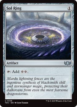 Sol Ring [Tarkir: Dragonstorm Commander] Magic MTG - Image 1