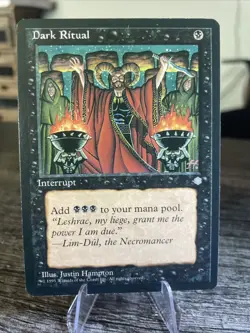 MTG Magic the Gathering - Ice Age Edition (1995) - Dark Ritual - Image 1